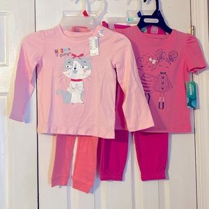 365KIDS from Garanimals, Childrens Place, Peppa Pig girls sets; size: 4